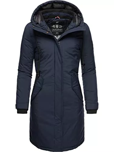 Navahoo Mäntel Navahoo Damen Wintermantel Winterparka mit Kapuze Letiziaa XS-3XL