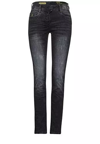 Cecil Jeans Cecil Damen Graue Loose Fit Denim
