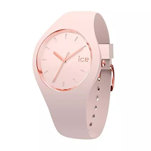 Ice-Watch Uhren ICE-WATCH - ICE glam colour Nude - Rosa Damenuhr mit Silikonarmband - 015334 (Medium)