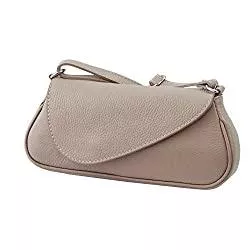 SH Leder Taschen & Rucksäcke SH Leder Echtleder Umhängetasche kleine Tasche Crossbody Bag Messenger Handtasche mit Reißverschluss - Abendtasche City Clutch Party