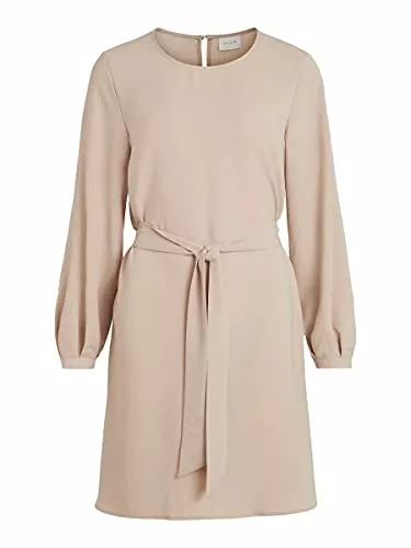 Vila Freizeit Vila Damen Visurasha L/S Dress/Su Kleid