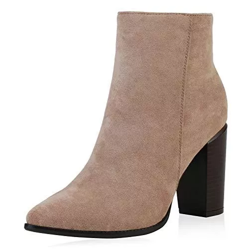 SCARPE VITA Stiefel SCARPE VITA Damen Klassische Stiefeletten mit Blockabsatz