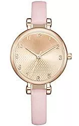 KDM Uhren KDM Damen Uhr Wasserdicht Leder Damenuhr Designer Analoge Quarz Uhren Damen Slim Minimalistisch Armbanduhr für Damen Mädchen