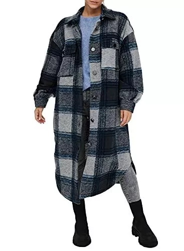 ONLY Jacken ONLY Damen Onlandrea X-Long Shacket Cc OTW Jacke