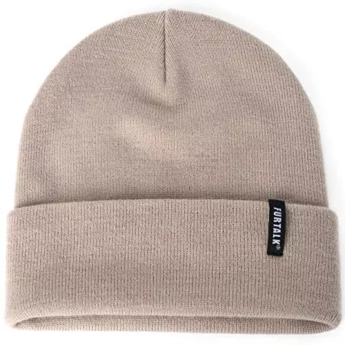 FURTALK Hüte & Mützen FURTALK Strickmütze Damen für Damen Beanie Mütze, Winterhüte für Frauen Männer Weich Warm Unisex Cuffed Beanie Hats