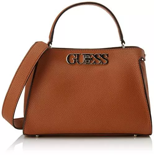 Guess Taschen & Rucksäcke Guess Damen Uptown Chic Turnlock Satchel Schultertasche, Einheitsgröße