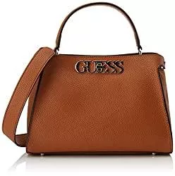 Guess Taschen & Rucksäcke Guess Damen Uptown Chic Turnlock Satchel Schultertasche, Einheitsgröße