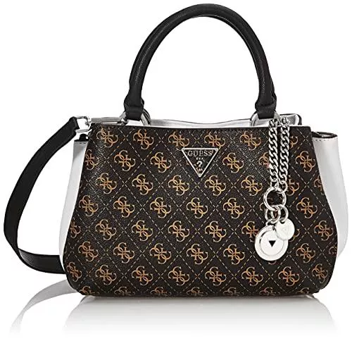 GUESS Taschen & Rucksäcke Guess Womens HWSY81-08050-BWG, Brown/White Logo, Medium