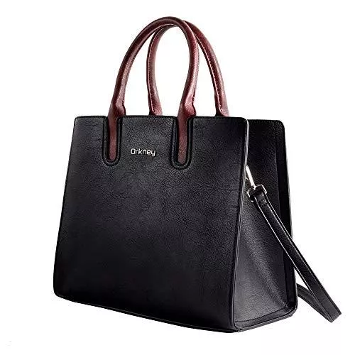 ORKNEY URBAN STYLE Taschen & Rucksäcke ORKNEY Damen Einkaufstasche, Einkaufstasche, Handtasche, Umhängetasche, PU-Leder (schwarz)