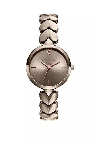 PAUL VALENTINE Uhren Für größere Ansicht Maus über das Bild ziehen Besuchen Sie den PAUL VALENTINE-Store Paul Valentine Damenuhr - Lovella - Elegante Frauen Uhr mit herzförmigen Gliedern, schmales Metallic-Armband, Zeitlose Uhr für Damen