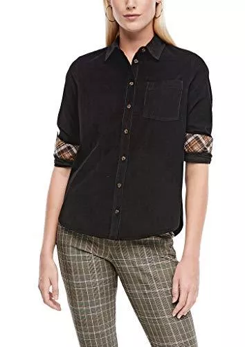 s.Oliver Langarmblusen s.Oliver Damen Hemdbluse aus Feincord