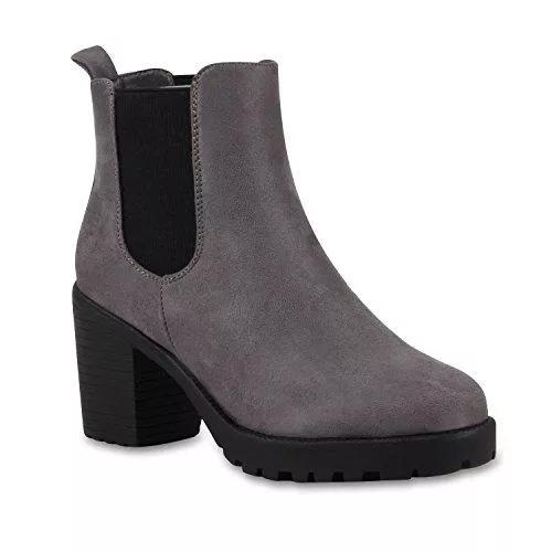 stiefelparadies Stiefel stiefelparadies Damen Stiefeletten Chelsea Boots Flandell