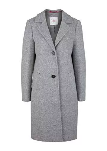 s.Oliver Mäntel s.Oliver Damen Wollmix-Mantel mit Ziernähten