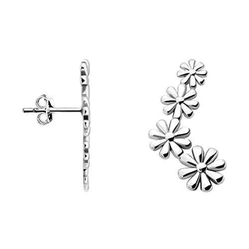 SOFIA MILANI Schmuck SOFIA MILANI - Damen Ohrringe 925 Silber - Ohrkletterer als Blume - 20568