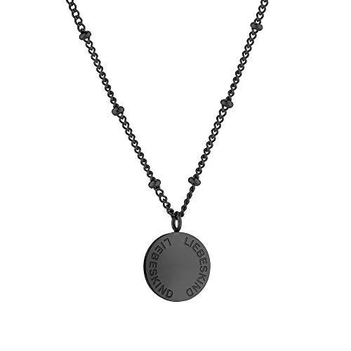 Liebeskind Berlin Schmuck Liebeskind Panzerkette mit Anhänger Edelstahl 46 cm