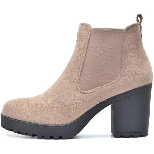 FLY 4 Stiefel FLY 4 Chelsea Boots Plateau Stiefeletten in vielen Farben und Mustern