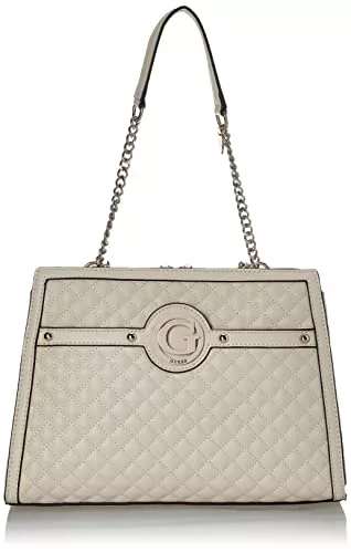 GUESS Taschen & Rucksäcke Guess Heyden Girlfriend Satchel Stone