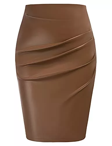 GRACE KARIN Röcke GRACE KARIN Bleistiftrock Damen Knielang Business Rock Pencil Rock CL866