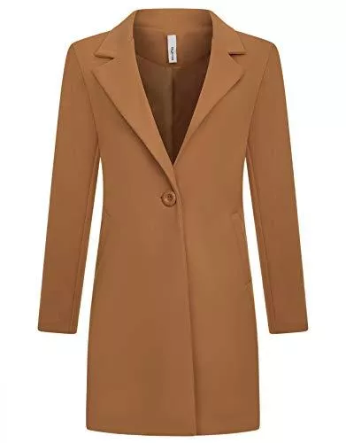 Zarlena Mäntel Zarlena Damen Mantel klassischer Female Trenchcoat Made in Italy