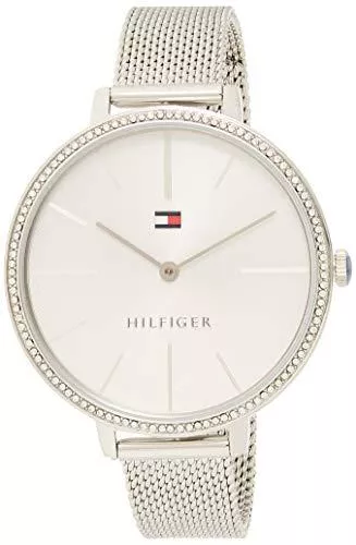 Tommy Hilfiger Uhren Tommy Hilfiger Damen Analog Quarz Armbanduhr mit Edelstahlarmband