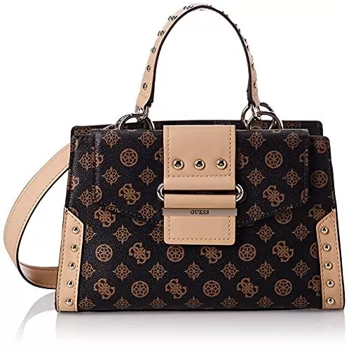 GUESS Taschen & Rucksäcke Guess Greta Girlfriend Satchel Mocha