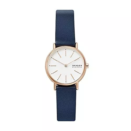 Skagen Uhren Skagen Damen Analog Quarz Uhr mit Leder Armband SKW2838