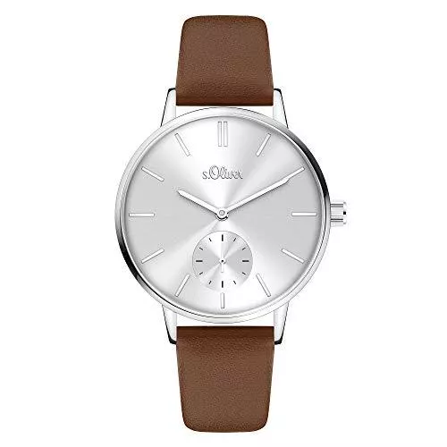 s.Oliver Uhren s.Oliver Time Damen Analog Quarz Uhr mit PU Armband SO-3586-LQ