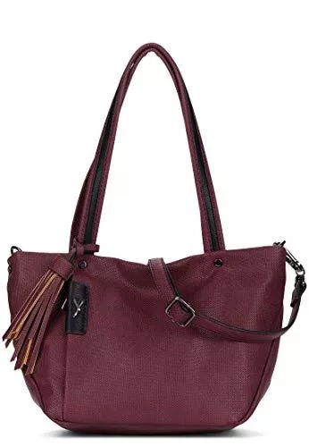 SURI FREY Taschen & Rucksäcke SURI FREY Damen Shopper Tasche Mercy No.2 Wine rot