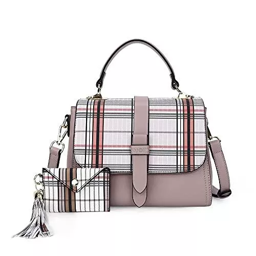 ZOCAI Taschen & Rucksäcke Cross-Body-Satchel-Handtaschen für Frauen, modische Tragetasche, zweifarbige Hobo-Schultertaschen