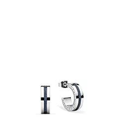 BERING Schmuck Bering Damen-Ohrstecker Edelstahl blau sparkling mit Zirkonia 725-197-05