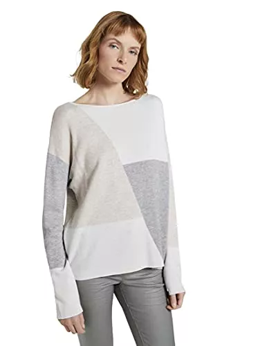 TOM TAILOR Pullover & Strickmode Für größere Ansicht Maus über das Bild ziehen Besuchen Sie den TOM TAILOR-Store TOM TAILOR Damen Jaquard Batwing Pullover