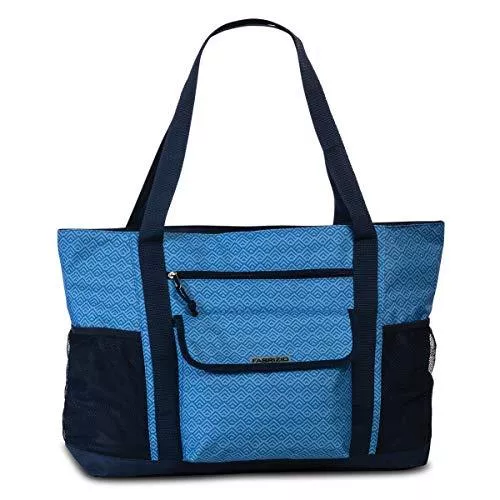 Fabrizio Taschen & Rucksäcke Fabrizio XL Strandtasche Basic Jeansblau
