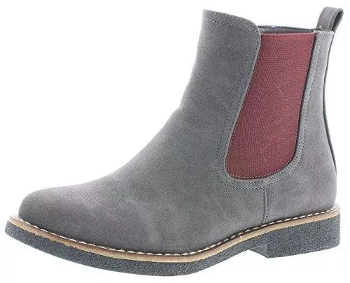 Rieker Stiefel Rieker Damen Chelsea Boots 97880,Frauen Stiefel,Halbstiefel,Stiefelette,Bootie,Schlupfstiefel,flach,Blockabsatz 2.8cm