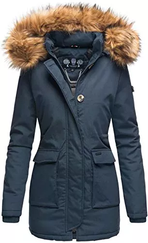 Navahoo Jacken Navahoo Damen Winter Jacke Parka Mantel Winterjacke warm gefüttert Kapuze B826