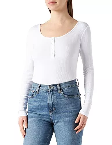 PIECES Langarmshirts PIECES Damen Pckitte Ls Top Noos B C Langarmshirt