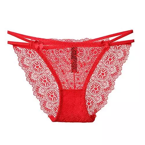 YUANCHENG Unterwäsche & Dessous YUANCHENG Damen Höschen Aushöhlen Blumenspitze Höschen Atmungsaktive Slips Unterwäsche