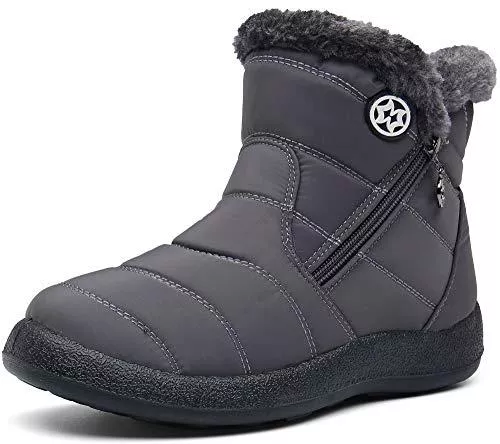 Gaatpot Stiefel Gaatpot Damen Winterstiefel Wasserdicht Warm gefütterte Schneestiefel Winterschuhe Winter Kurzschaft Stiefel Boots Schuhe