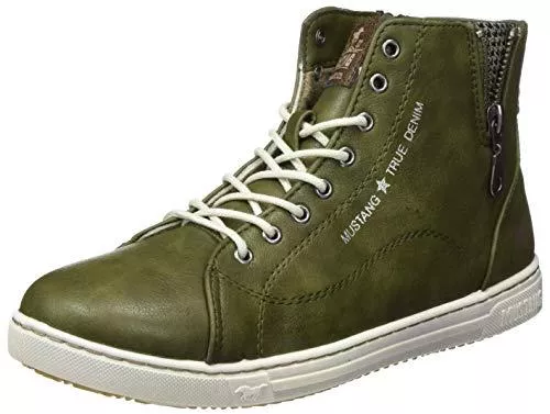 MUSTANG Stiefel Mustang Damen 1349-503 Stiefelette, Grün (700 dunkelgrün), 38 EU