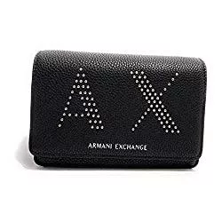 Armani Exchange Taschen & Rucksäcke Armani Exchange Borsa donna cross body bag Logo in ecopelle black BS20AX18