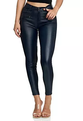 Elara Hosen Elara Damen Hose Kunstleder Chunkyrayan