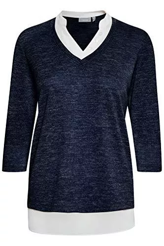 Fransa Pullover & Strickmode fransa Damen Strickpullover Fein-Strick 20609349