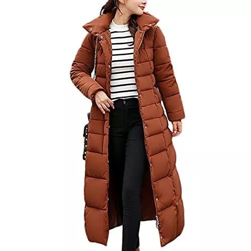 Onsoyours Mäntel Onsoyours Damen Winterjacke Lange Daunenjacke Steppjacke Wintermantel Parka Jacke Outwear Frauen Winter Warm Daunenmantel mit Pelzkragen
