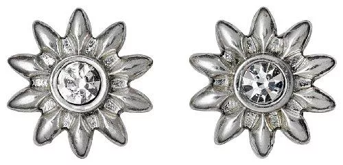 PILGRIM Schmuck Pilgrim Jewelry Damen-Ohrstecker Messing Kristall Dreaming weiß 181416003