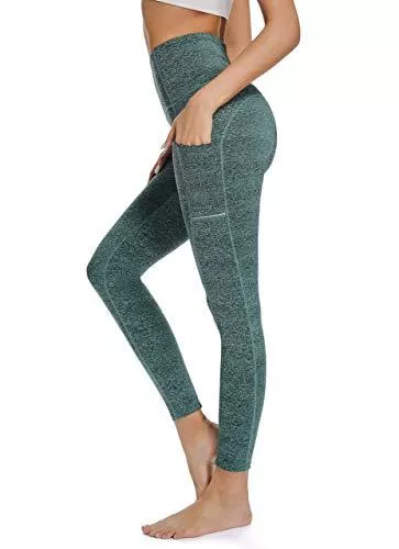 Olacia Leggings Olacia Leggings mit hoher Taille mit Taschen für Frauen, Yoga-Hose, Workout-Leggings, nicht durchsichtig