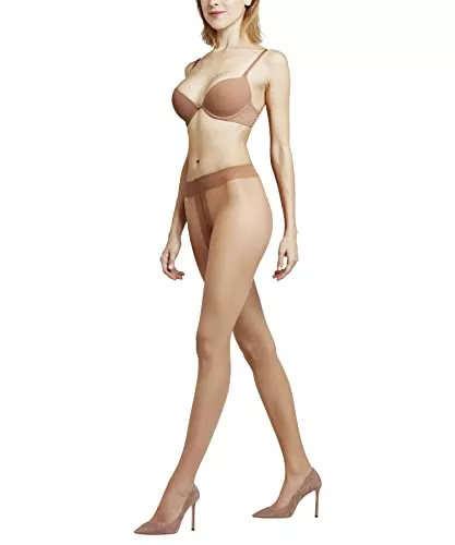 FALKE Socken & Strümpfe FALKE Strumpfhose Shelina 12 Denier Damen schwarz hautfarbe viele weitere Farben verstärkte Feinstrumpfhose ohne Muster transparent reißfest und glänzend 1 Stück