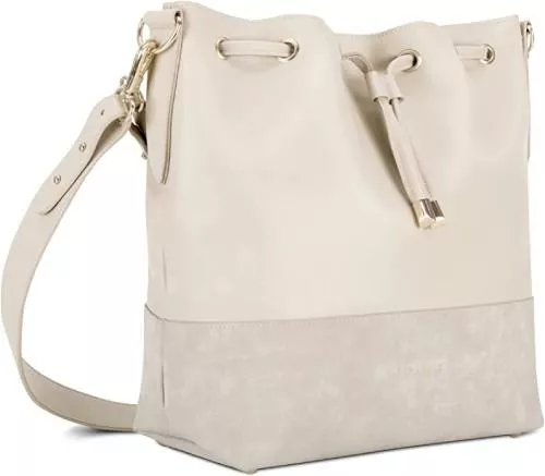 Expatrié Taschen & Rucksäcke Expatrié Handtasche Damen SARAH Bucket Bag Umhängetasche aus veganem PU-Leder für Shopping, Büro, Freizeit - Stylische Crossbody Schultertasche für Frauen