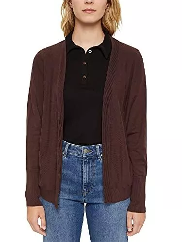 ESPRIT Jacken ESPRIT Offener Fledermaus-Cardigan, Bio-Baumwoll-Mix