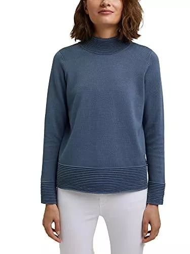ESPRIT Pullover & Strickmode ESPRIT Turtleneck-Pullover aus Bio-Baumwoll-Mix