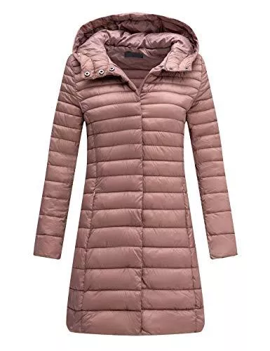 Giolshon Mäntel Giolshon Gesteppte leichte Polsterjacke für Damen, Puffermantel Baumwollfüllung Slim Fit