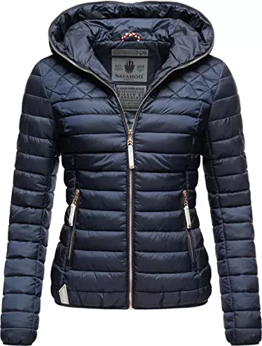 Navahoo Jacken Navahoo Damen Übergangsjacke Steppjacke mit Kapuze Ich Bin Hübsch XS-XXL